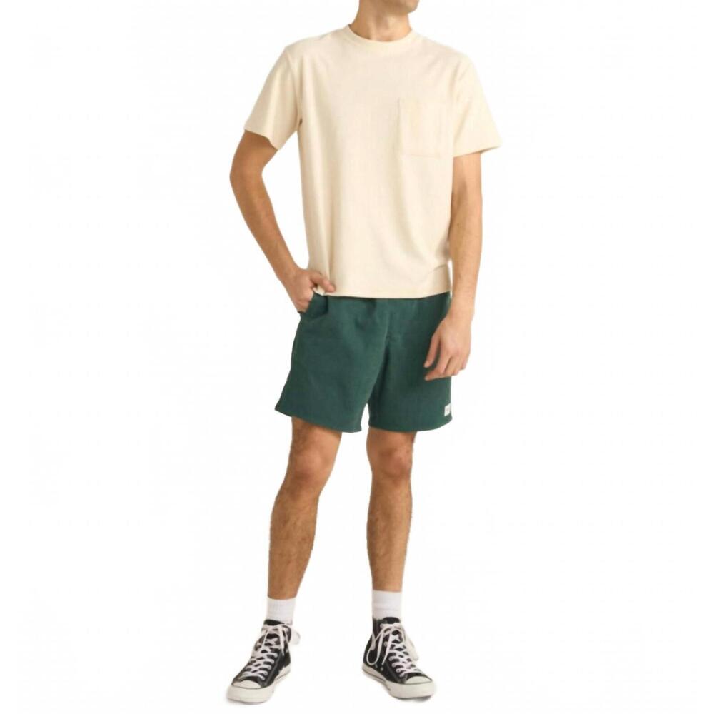 NEW RHYTHM. cord jam corduroy shorts in teal